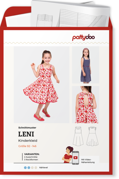 Pattydoo Kinderkleid "Leni", Gr. 92-146