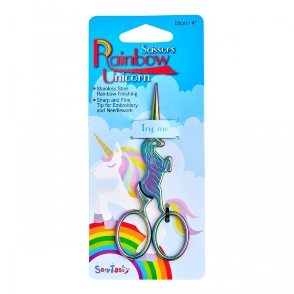 SEW TASTY Rainbow Schere, 10cm